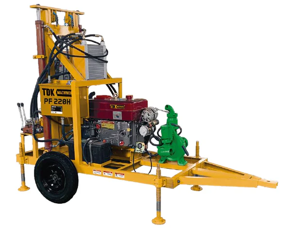 PERFORADORA DE POZOS TDK MACHINERY C/MOTOR DIESEL 22HP - PF220H