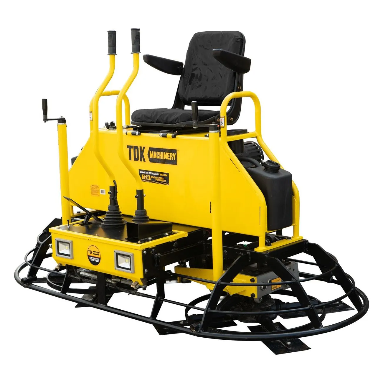 ALLANADORA DOBLE TRIPULADA 92 CM X 2 C/MOTOR GASOLINA 25 HP - TDKA9200