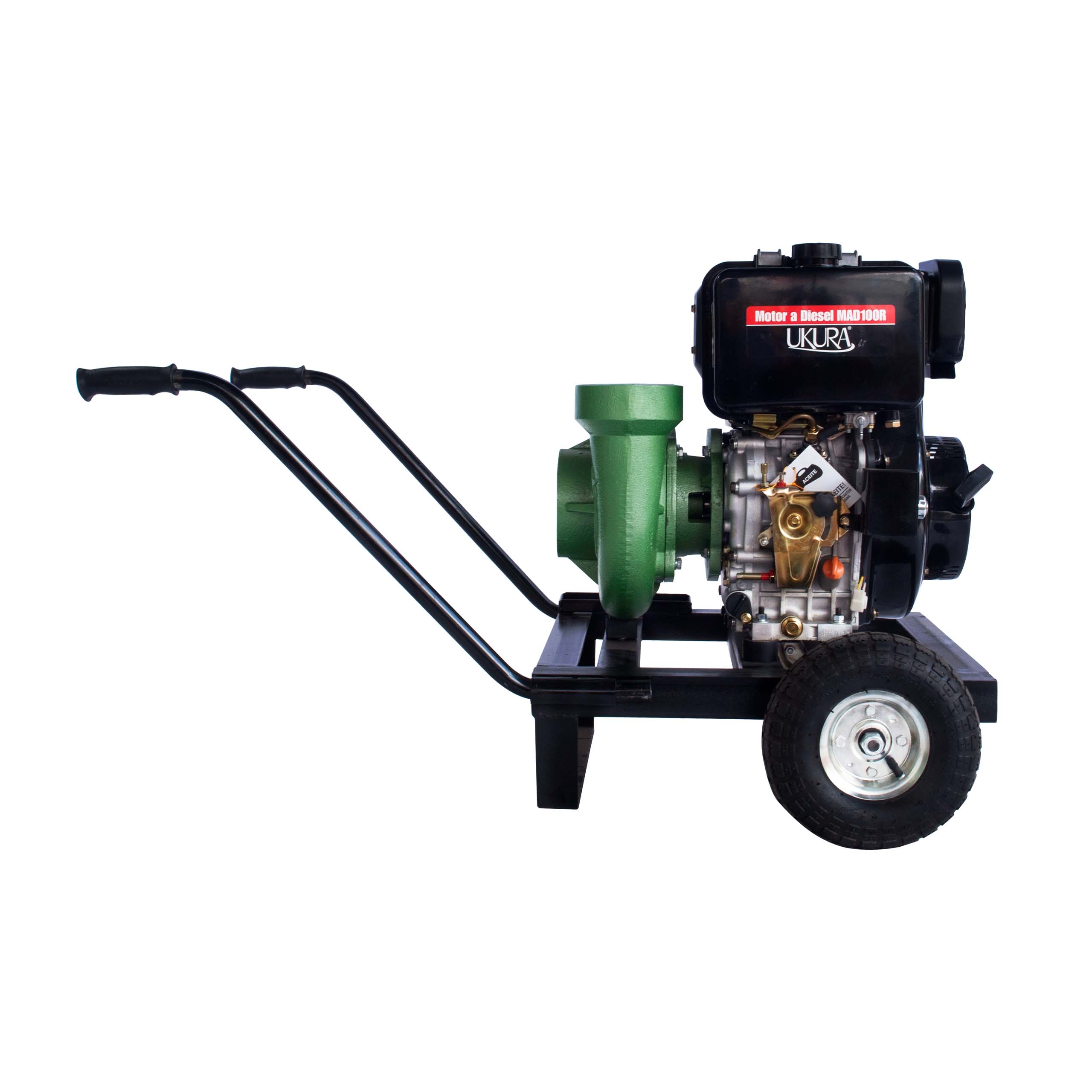 Motobomba agricola centrifuga 4" X 4" Motor UKURA diesel 10hp MCD4UKD10RR - Image 2